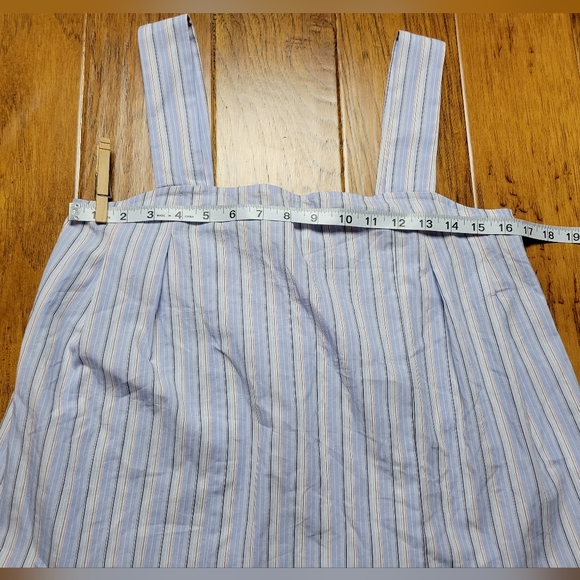 NWOT Mer Sea Crop Top Sleeveless Striped Smocked Boho Size Small - Picture 7 of 7